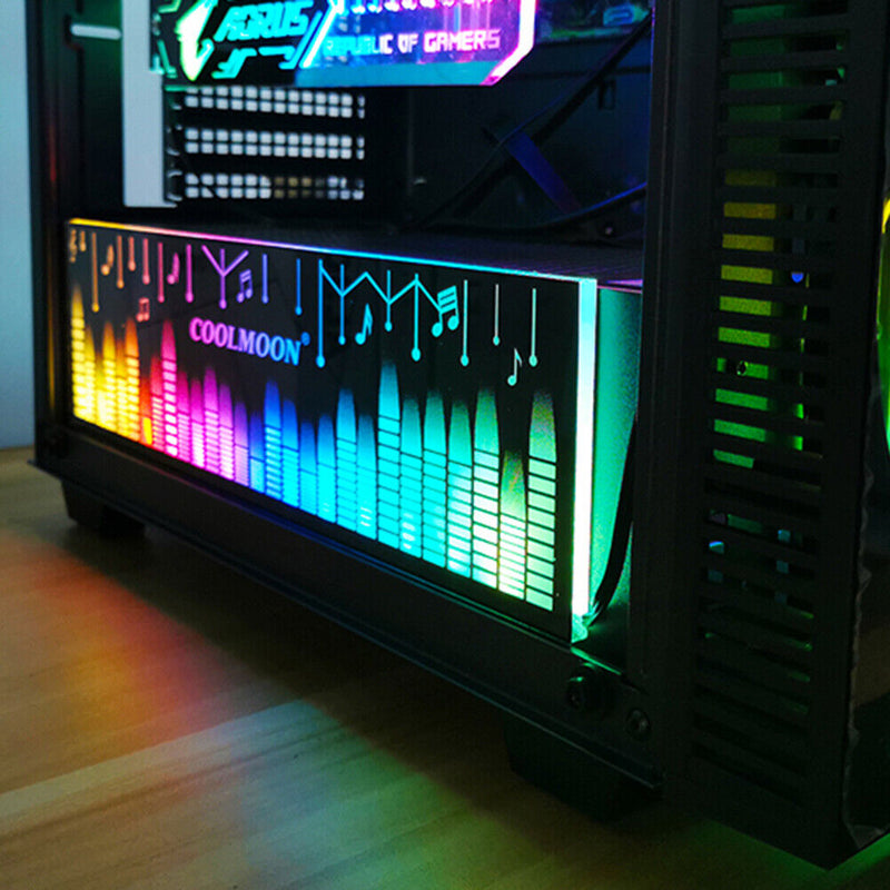 COOLMOON RGB Light Board for PC Power Box Color-Changing Lighting Side Panel