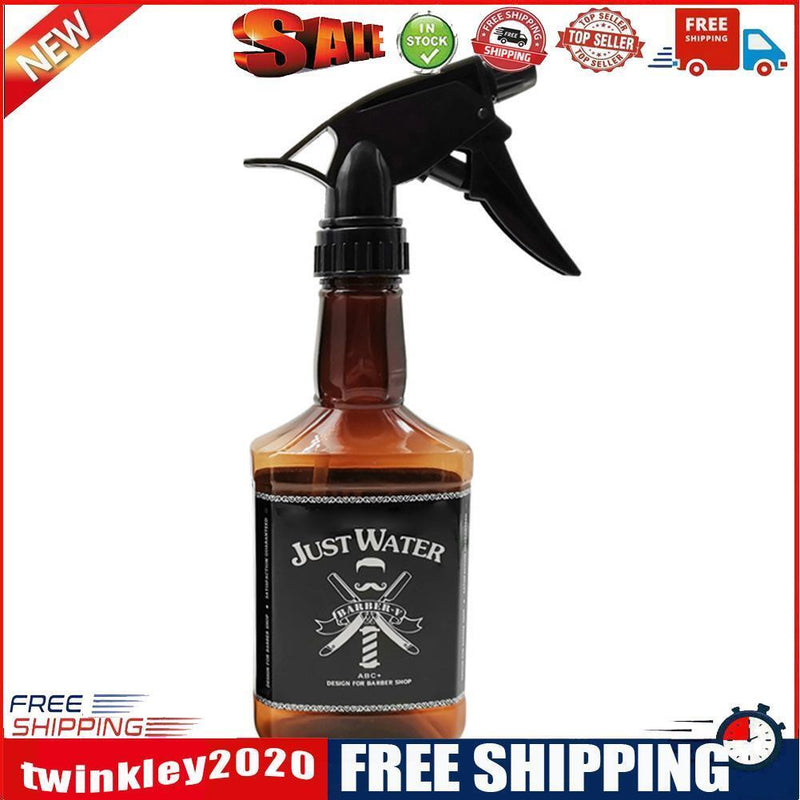 350ml Hairdress Spray Bottle Retro Salon Barber Hair Water Sprayer (Orange)