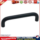 Aluminum Kitchen Door Cabinet Straight Handle Hardware (96 Holes Black) Newly