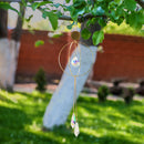 Crystal Ball Iron Ring Hanging Pendant Home Garden Decor (18)