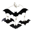 Halloween Bats Hanging Ornaments Wrought Iron Garden Yard Decoration Theme Party