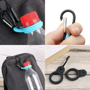 Water Bottle Holder Outdoor Carabiner Rubber Buckles Hook Sports Kettle Buckle
