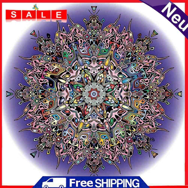 5D Rhinestone Pictures DIY Datura Full Square Drill Diamond Painting Craft Kit