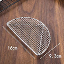 Set mit 4 Edelstahl Metalllöchern BBQ Grill Net Rack Mat Backwerkzeug