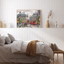 Partial Cross Stitch 14CT Cotton Thread DIY Street Handmade Stamped Needlework