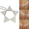 1* White Cotton Lace Flag Banner Bunting Pennant For Wedding Deco Birthday C8N3