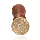 Sealing Wax Classic Initial Wax Seal Stamp Alphabet Letter H Retro Wood Newly