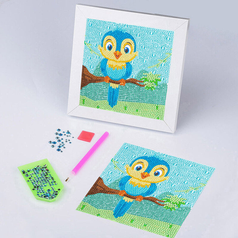 DIY Diamond Painting Full Round Crystal Drill Animal Decor for Kids (DX050)