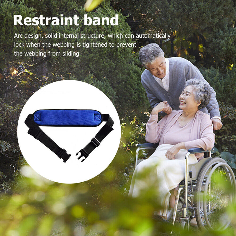 Wheelchair Seat Belt Adjustable Safety Harness Straps for Elderly Patients