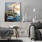 5D DIY Seaside Lighthouse Full Square Diamond Painting Mosaic Picture Decor Kit