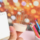 Paper Clamp Round Shape Base Picture Frame Photos Clips Clamps Stand Place Card