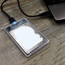 2.5 inch HDD SSD Mobile Case SATA to USB3.0 Transparent Hard Drive Enclosure Box