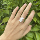Party Gifts Creativity Girl Women Colorful Acrylic Ring Transparent Bear Rings