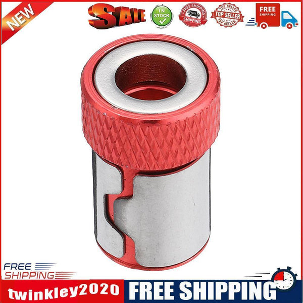 6.35mm Metal Hex Shank Electric Screwdriver Magnetizer Ring Removable Bit