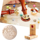 Round Flower Basket Retro Wax Seal Stamp Head Fire Paint for Wedding Invitati
