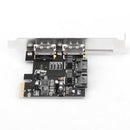 PCI Express SATA3.0 Adapter Riser Desktop Computer PCI-E X1 Extender Card Part