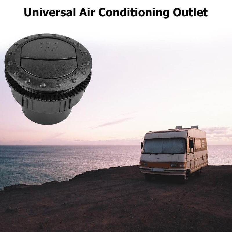 60mm ABS RV Car ATV A/C Vent Air Outlet Open Rotating Interior Round Ceilin