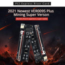 6Ver 009S Plus PCIe Riser PCI Express 1x to 16X Adapter SATA 15Pin to 6Pin