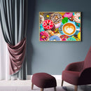 Coffee Donut Rhinestone Diamond Painting 5D Full Round Drill DIY Cartoon Artwork