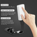 USB Rechargeable Clip On Book Light LED Flexible Reading Lamp For Reader Kindle
