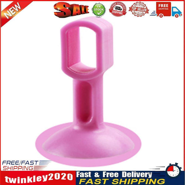 2pcs Doorknob Wall Mute Crash Pad Cushion Door Handle Lock Silencer (Pink) Newly