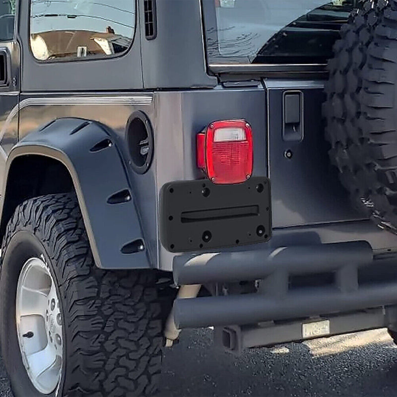 License Plate for Jeep Wrangler TJ 1997-2006 Car Styling Accessories Black