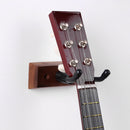 Guitar Wall Mounted Hanger Hook Holder Bass Ukulele Display Wooden Stand Rack