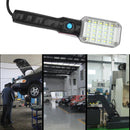 AC 220V Handheld Magnetic LED Car Inspection Lamp Work Light Torch w/ Hook