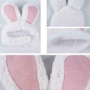 Cute Cat Headgear Bunny Drag Hat Cat Dog Headwear Costume PhotoProps F7X7