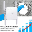 5 Ghz WiFi Repeater Wireless Extender 1200Mbps Amplifier Booster Wifi Repiter