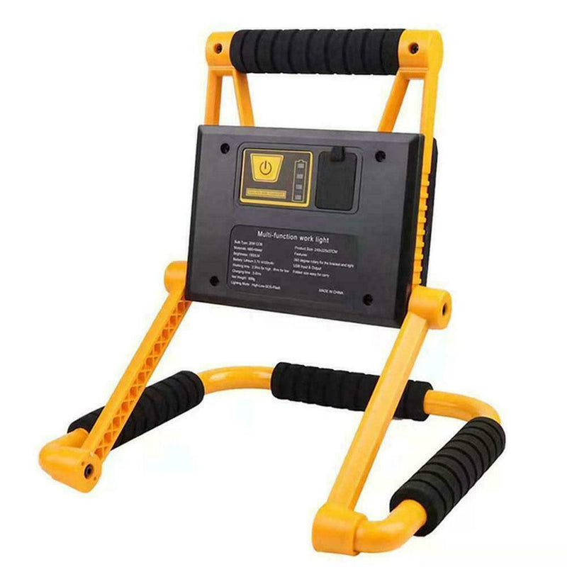 Foldable COB LED Rechargeable Work Light Outdoor Camping Portable Floodligh B6B0