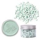 200pcs Octagonal Wax Seal Beads Retro Stamp Tablet for Envelope (Jade) Newly