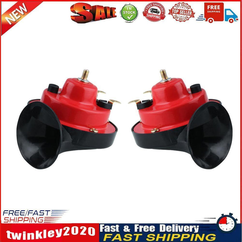 105dB Super Loud Horn for Trucks, 12V Double Snail Horns, for Car Train Newly