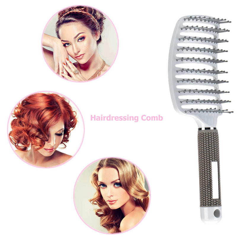 Household Curved Scalp Massage Comb Hairdressing Styling Tools Gifts for Wome