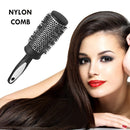 Cylinder Curly Hair Rolling Nylon Comb Hair Styling Round Brush Hair Salon To
