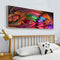 DIY Diamond Mosaic Painting Kit Full 5D Round Rhinestone Colored Light Pict