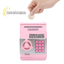 Piggy Bank ATM Machine Electronic Safe Money Jar for Boys Girls (Pink) Newly