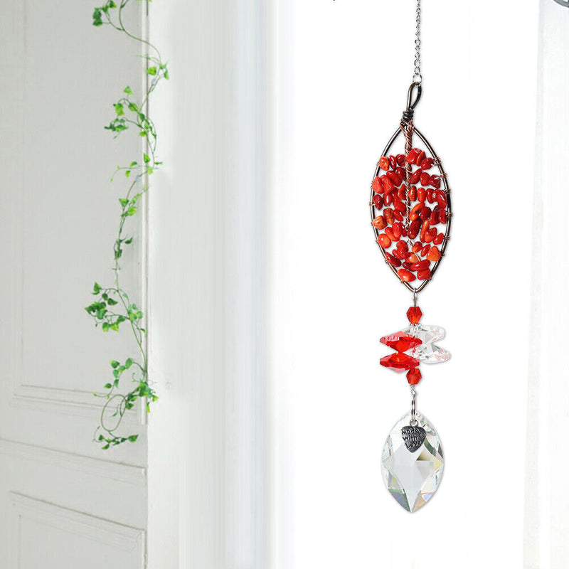Crystal Prism Ball Pendant Window Hanging Ornament Garden Decorative Access