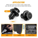 120pcs Car Door Trim Panel Clips+Screwdriver Push Rivet Retainer Replacement Kit