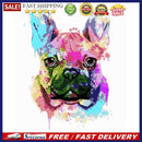 Painting By Numbers Kit DIY Colorful Dog Canvas Oil Wall Art Picture Ornament