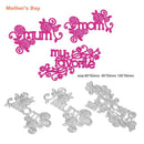 3pcs/set Mother's Day Metal Cutting Die Stencil DIY Scrapbooking Album Card