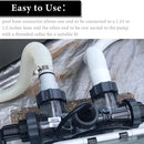 4pcs Hose Drain Plug Adapter with 2pcs Cuff Kits for Filterpu