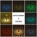 Bright Solar Pathway Lights Set Long Lighting Time Lamp (4pcs Warm RGB) Newly