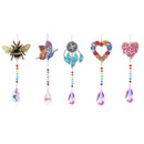 DIY 5D Mosaic  Jewelry Diamond Painting Window Wind Chime (Bee)