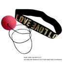 Headset Boxing Speed Trainer Ball Soild Red Rubber Magic Ball Training Tool