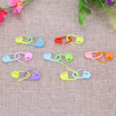100pcs/Lot Mix Color Plastic Knitting Tools Locking Stitch Markers Crochet Str