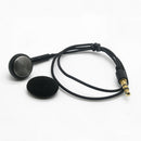 Single Side Wired in Ear Earbud 3.5mm Audio Plug Walkie Talkie Mono Headphone