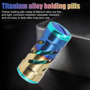 #A Titanium Alloy Grip Anti Slip Baitcasting Spinning Reel Handle Knobs Covers