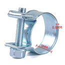 10pcs Carbon Steel Mini Fuel Injection Hose Clamps for Fuel Pipe (13-15mm) Newly
