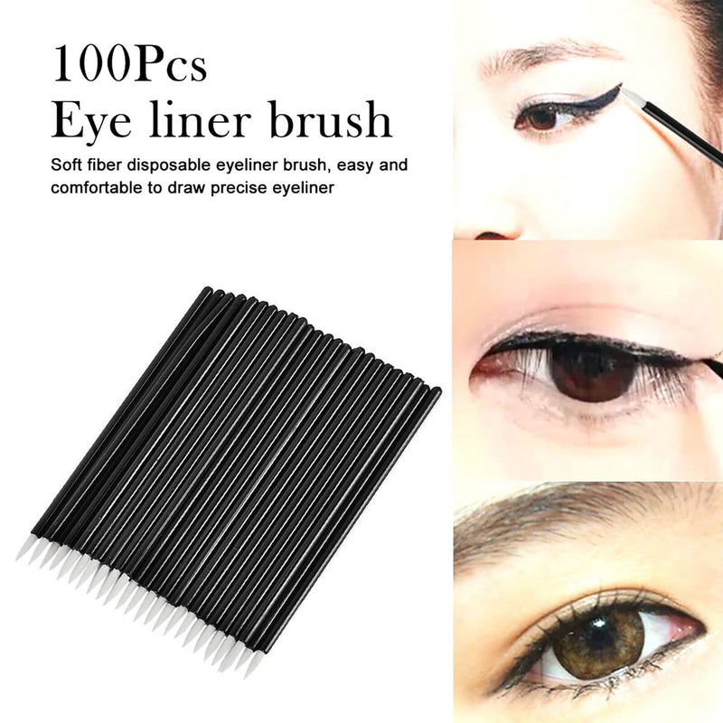 300pcs Disposable Makeup Brush Lip Applicators Mascara Wands Eyeliner Brushes